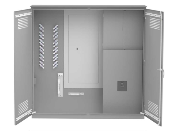 400A Single Phase Campground Distribution with CT Enclosure on white background.