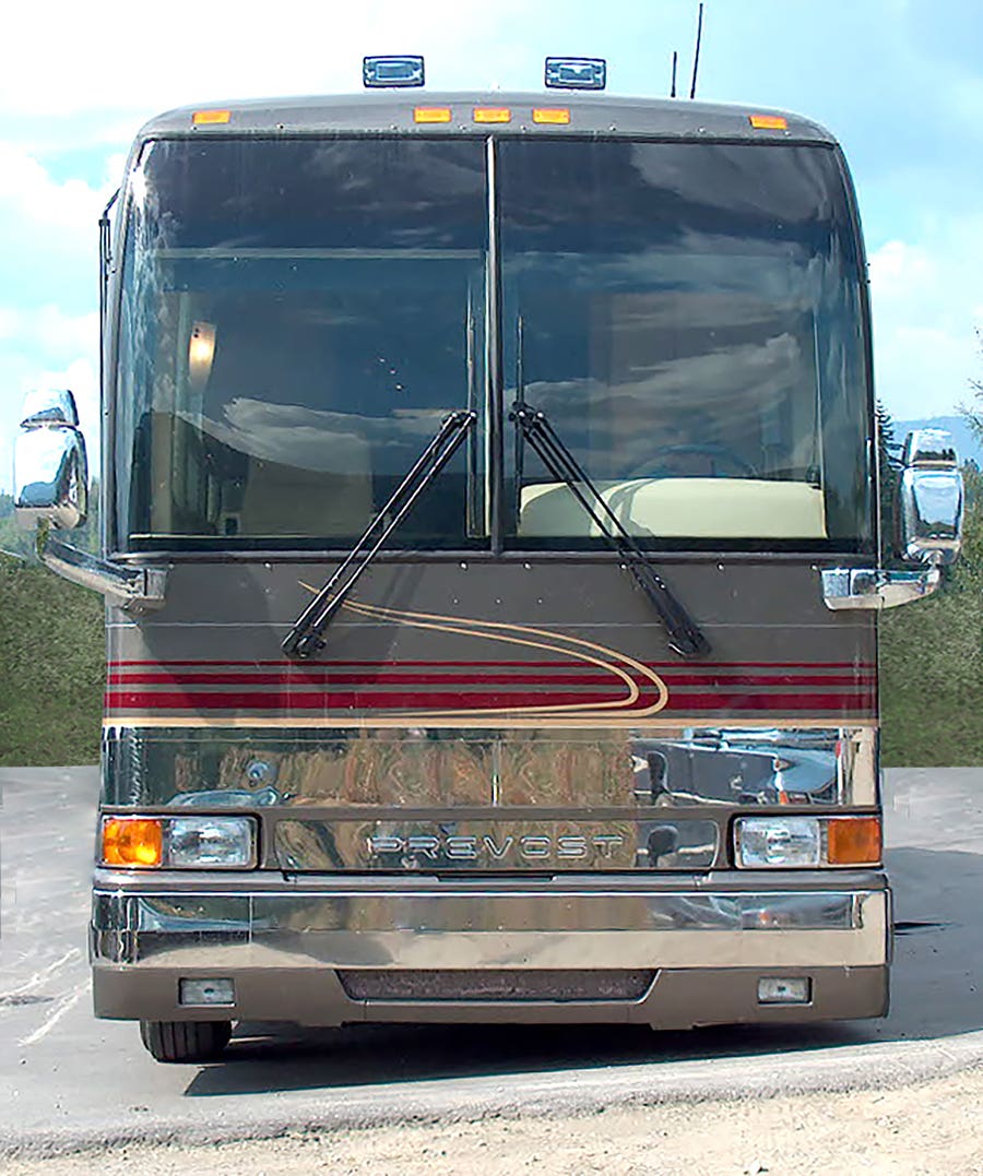 RV equipped with Valid Leveling system.