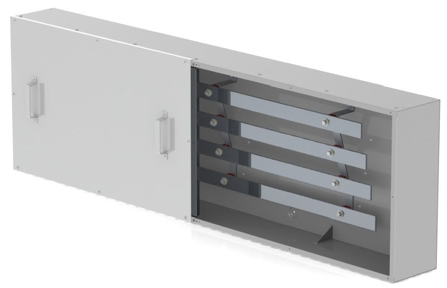 4 bar Type 4X Continuous Bus Splitter Trough