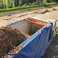 Valid Manufacturing Auto Tarp for wood chip trailer