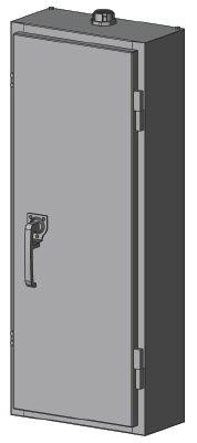 Rendering of a Highway Service Panel 40 CCT Enclosure.