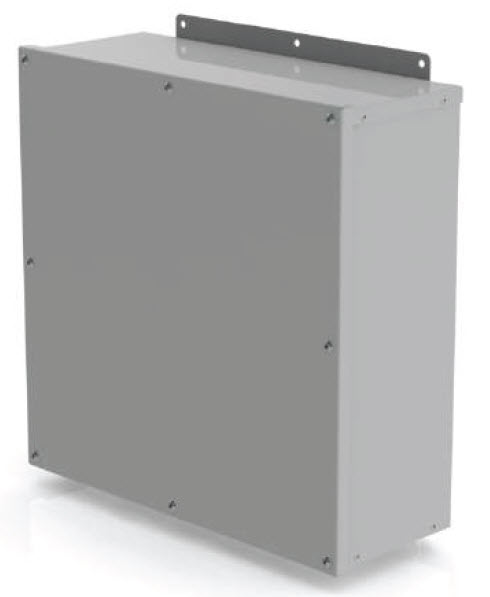 Weatherproof Commerical Enclosure on white background.