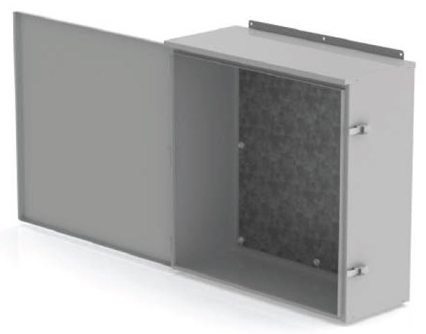 Rendering of a Weatherproof Metering Enclosure.