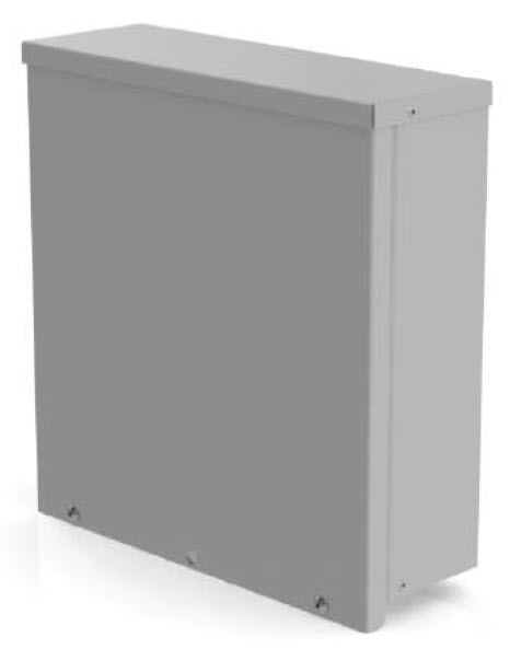 Weatherproof Slide-on Cover Enclosure on white background.